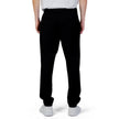 Black Polyester Casual Pants