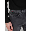 Black Cotton Relaxed Fit Jeans
