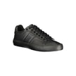 Black Polyester Men Sneaker