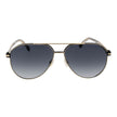 Gold Acetate & Metal Sunglasses