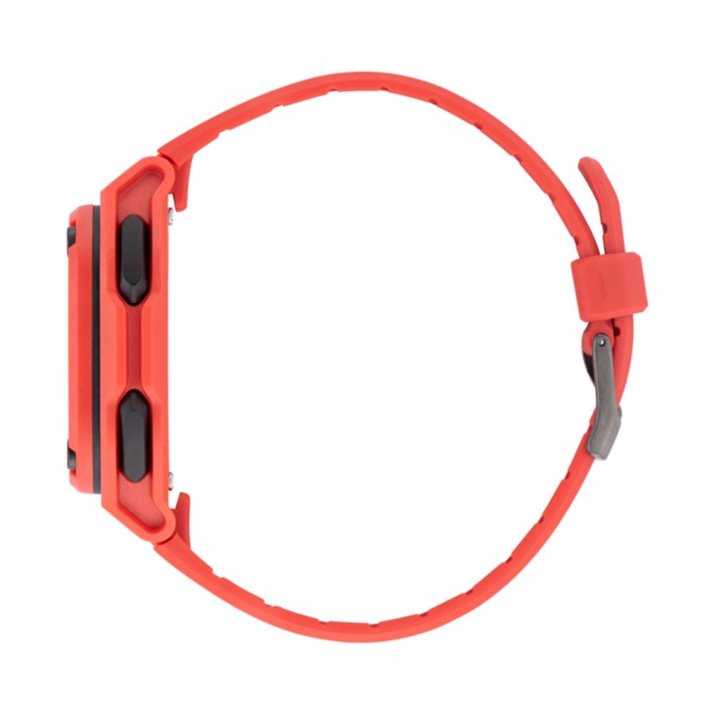 Red Synthetic Sport Watch with Digital Display