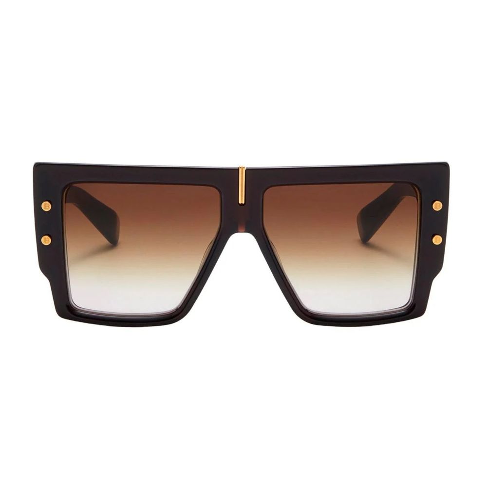 Brown Synthetic Sunglasses by Balmain