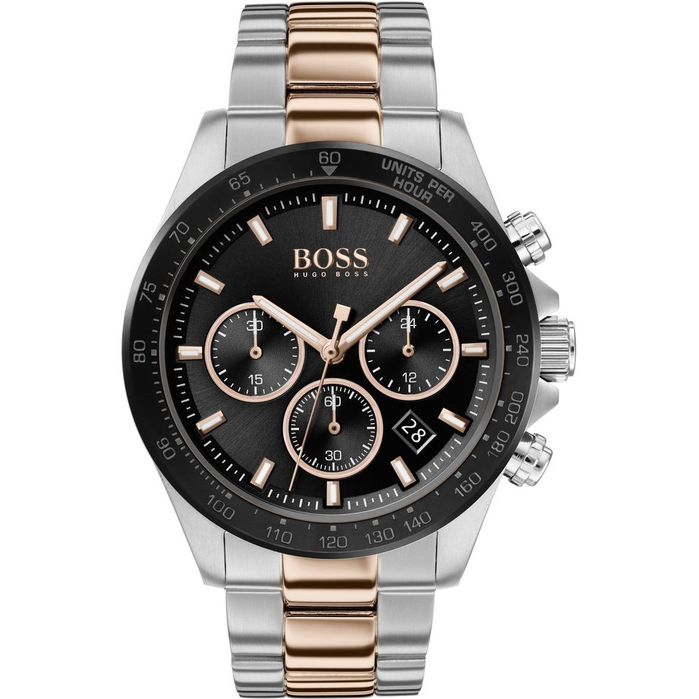 Gray Stainless Steel Dress Watch