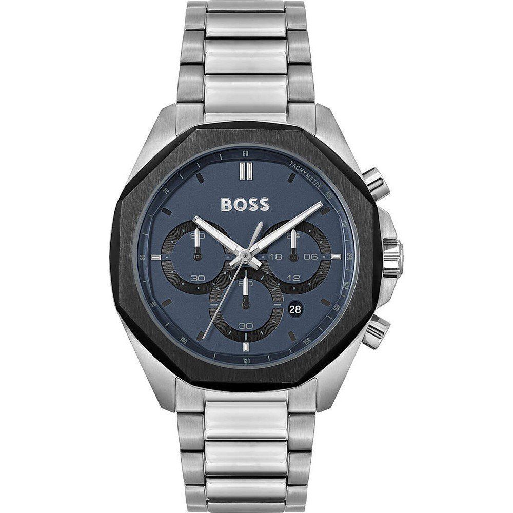 Gray Dress Watch with Chronograph Feature