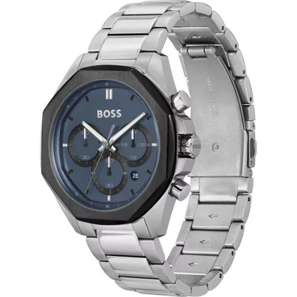 Gray Dress Watch with Chronograph Feature
