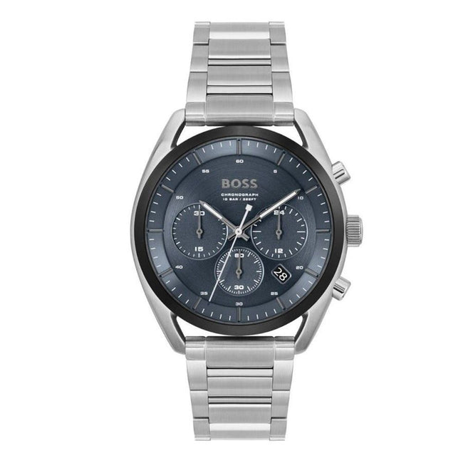 Gray Stainless Steel Dress Watch