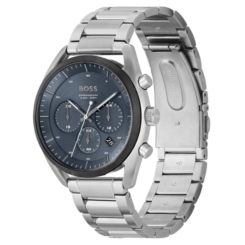 Gray Dress Watch with Chronograph Feature