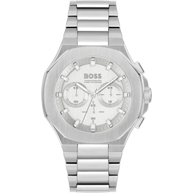 Gray Stainless Steel Dress Watch