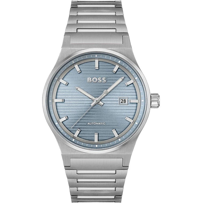 Gray Stainless Steel Dress Watch