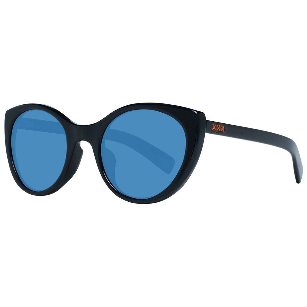 Black Synthetic Sunglasses with Polarized Lenses