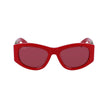 Red Acetate Sunglasses