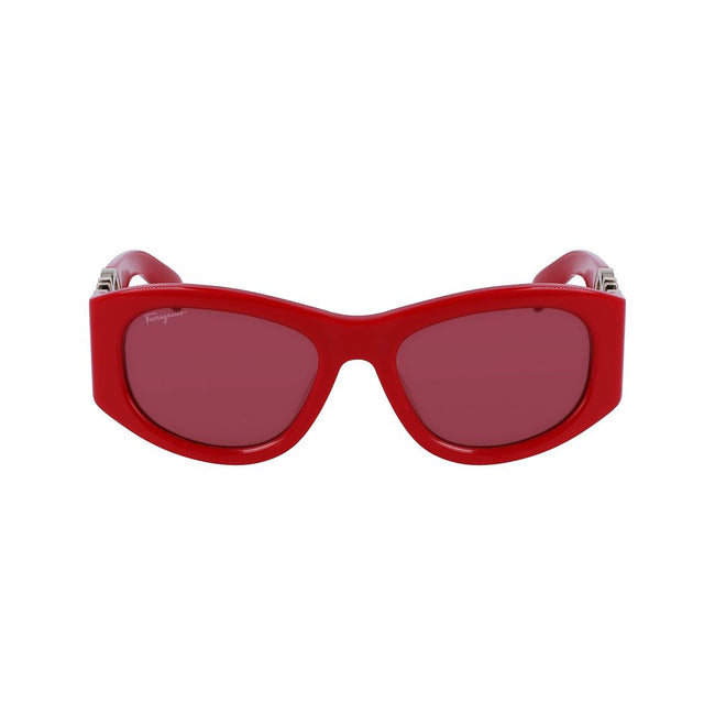 Red Acetate Sunglasses