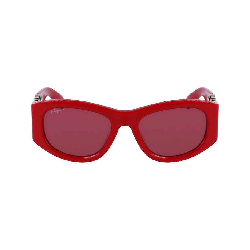 Red Acetate Sunglasses