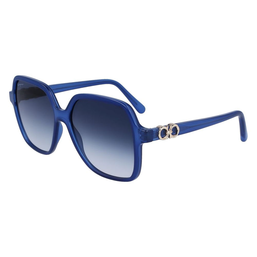 Blue Injected Sunglasses
