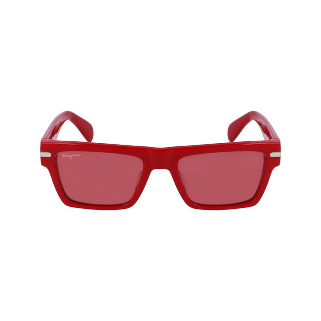 Red Acetate Sunglasses
