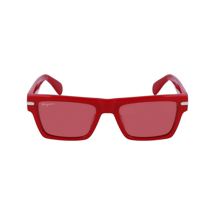 Red Acetate Sunglasses