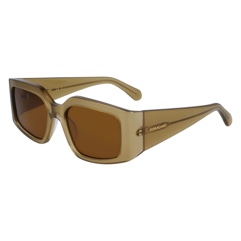 Grüne Synthetik-Bicolor-Sonnenbrille