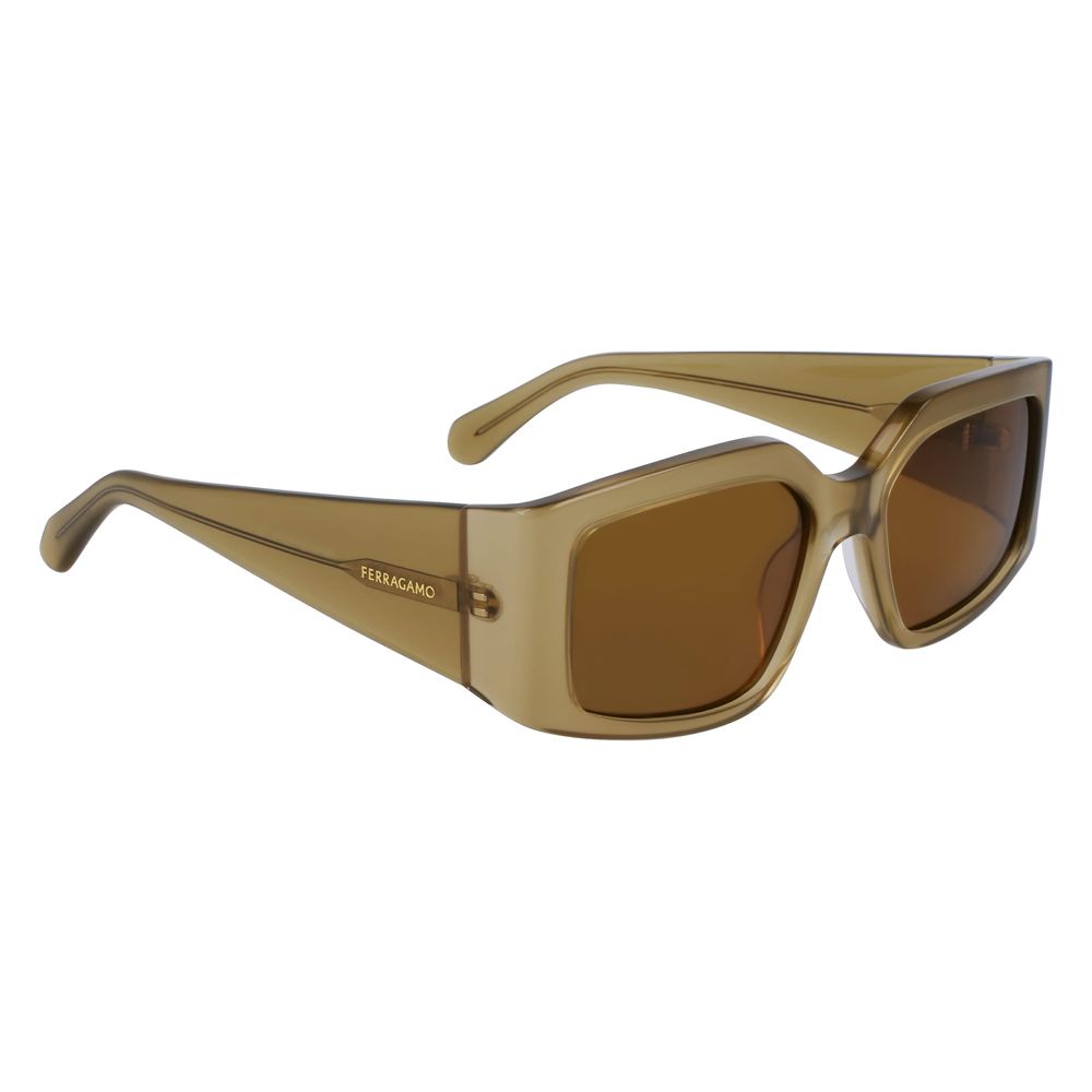 Green Synthetic Bicolor Sunglasses