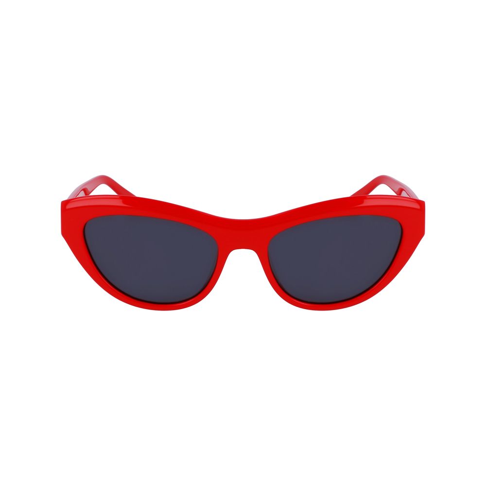 Red Synthetic Sunglasses by Ferragamo