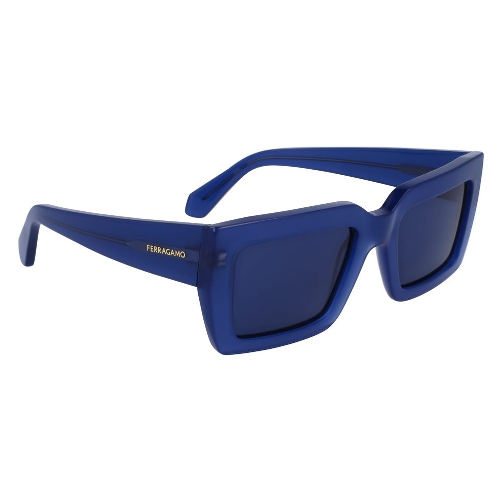 Blaue synthetische Sonnenbrille von Ferragamo