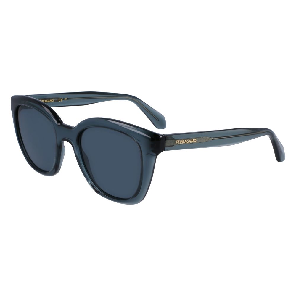 Blaue synthetische Sonnenbrille von Ferragamo