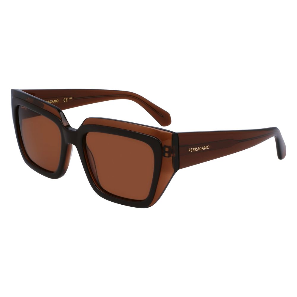 Brown Synthetic Sunglasses Ferragamo SF2002S-233