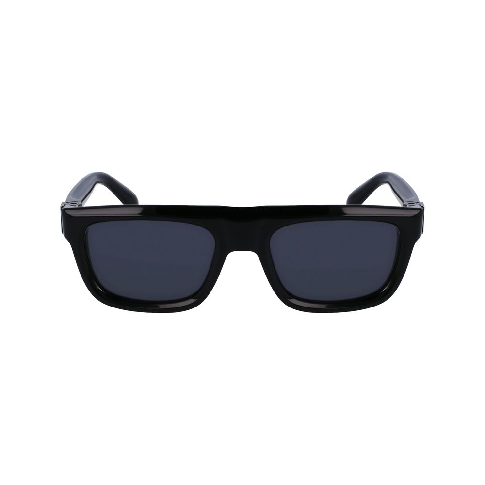Schwarze Sonnenbrille aus synthetischem Acetat von Ferragamo