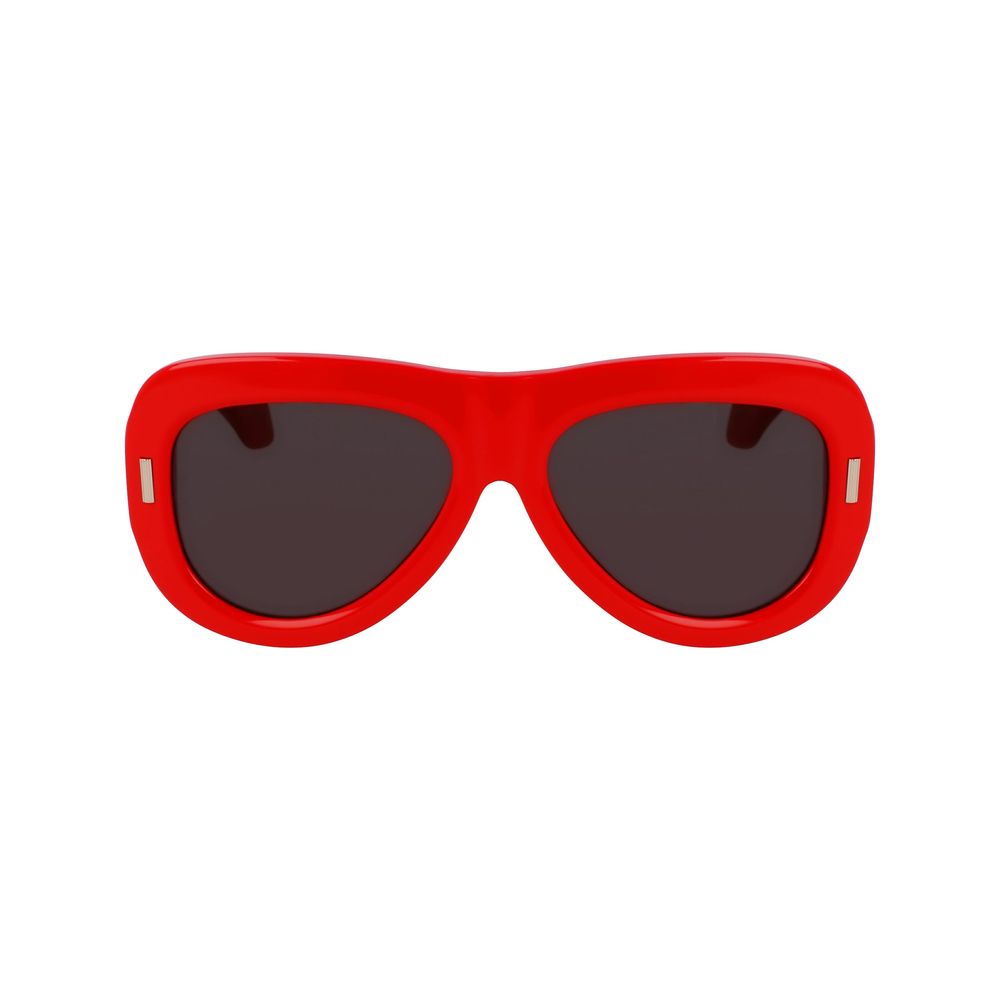 Red Synthetic Sunglasses by Ferragamo