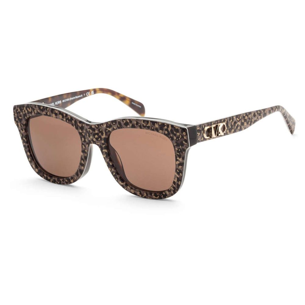 Golden Synthetic Sunglasses with UV Protection