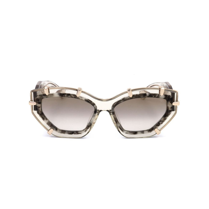 Beige Acetate Sunglasses