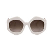 White Acetate Sunglasses