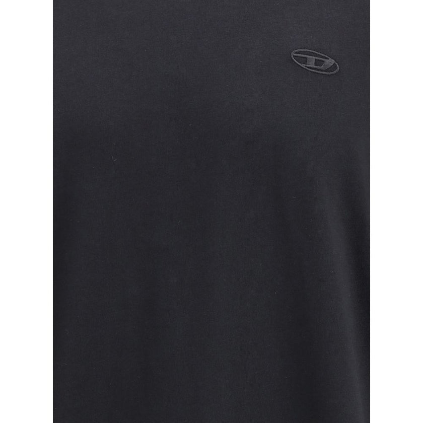 Black Cotton T-Shirt