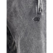 Gray Cotton Casual Pants