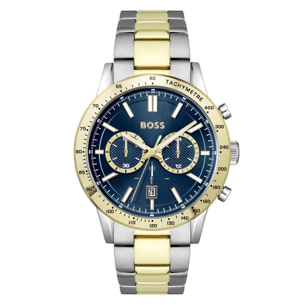Gray Dress Watch with Chronograph Feature