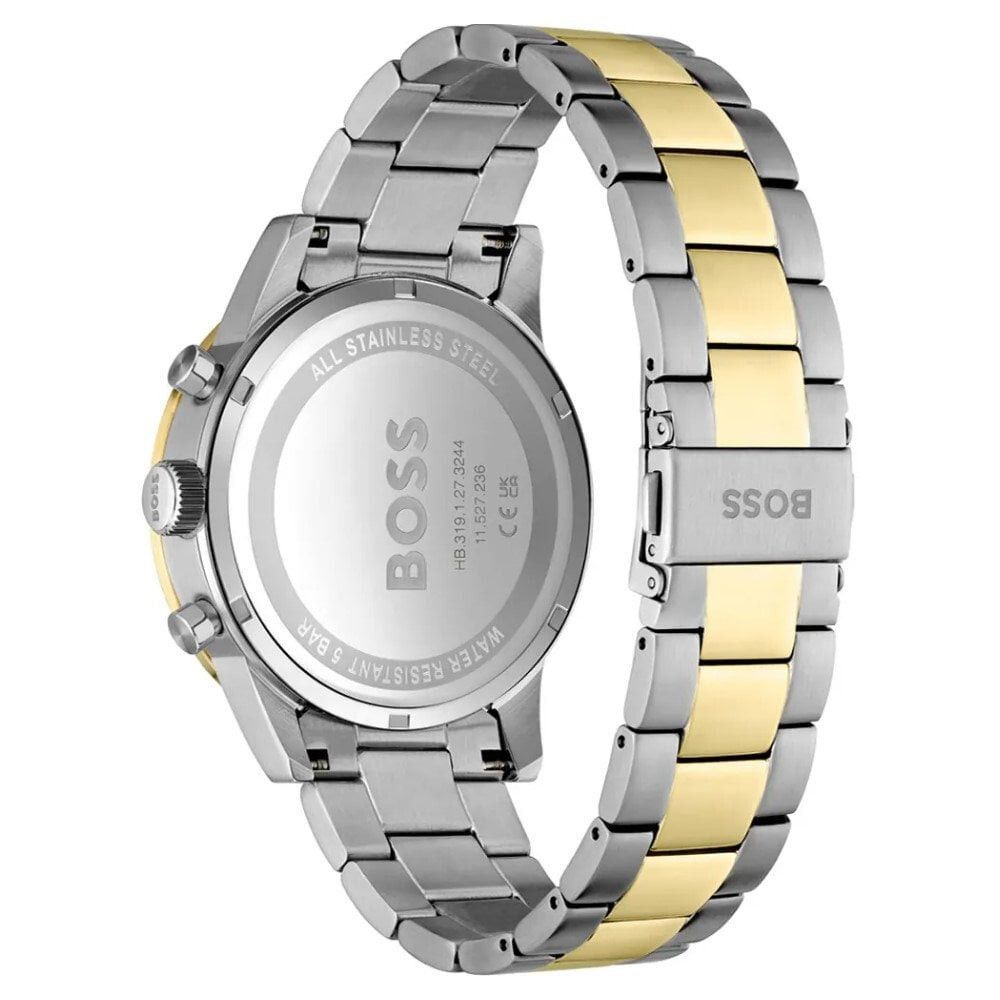 Gray Dress Watch with Chronograph Feature