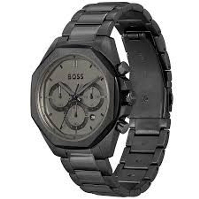 Black Stainless Steel Dress Watch