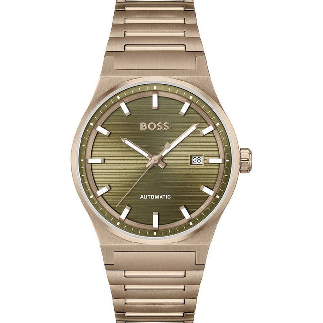 Gold Stainless Steel Dress Watch