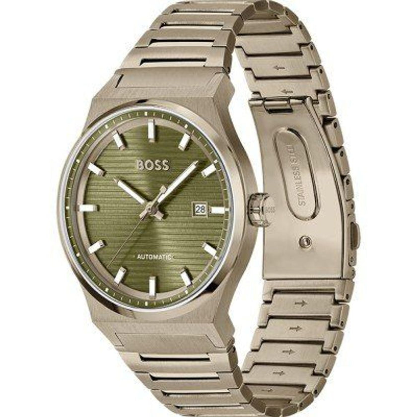 Gold Stainless Steel Dress Watch