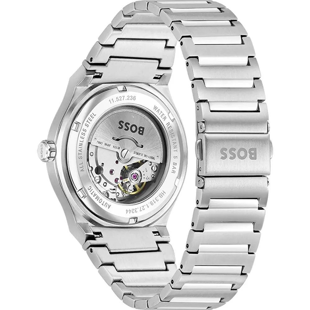 Gray Dress Watch with Date Feature