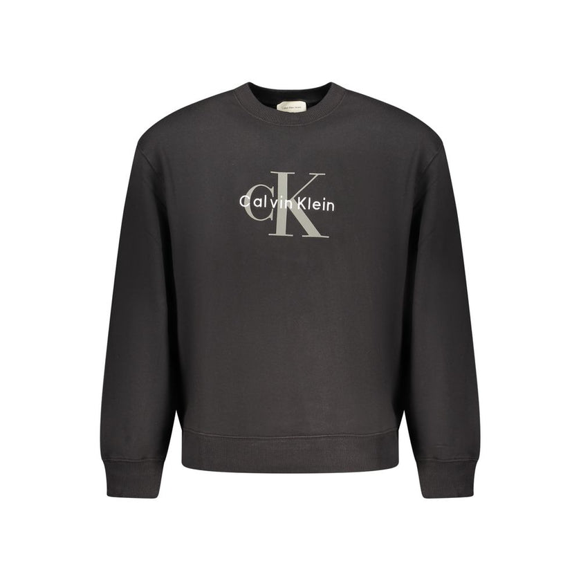 Black Cotton Sweatshirt