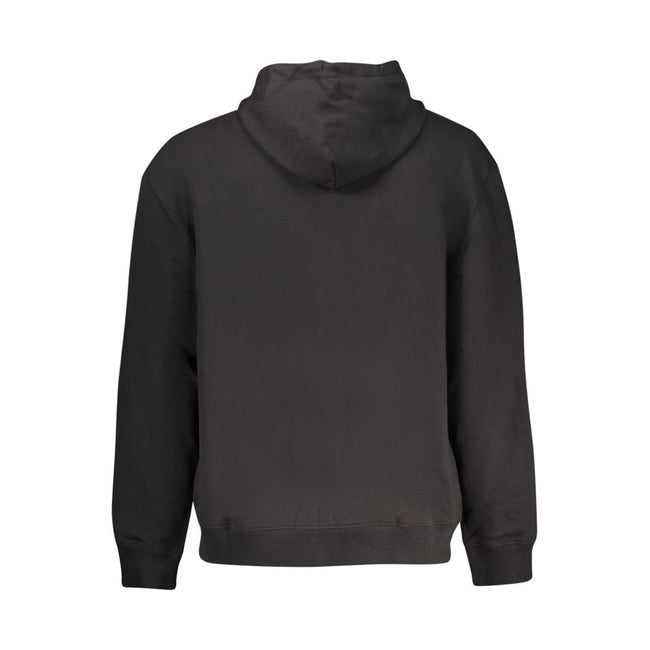 Black Cotton Sweatshirt