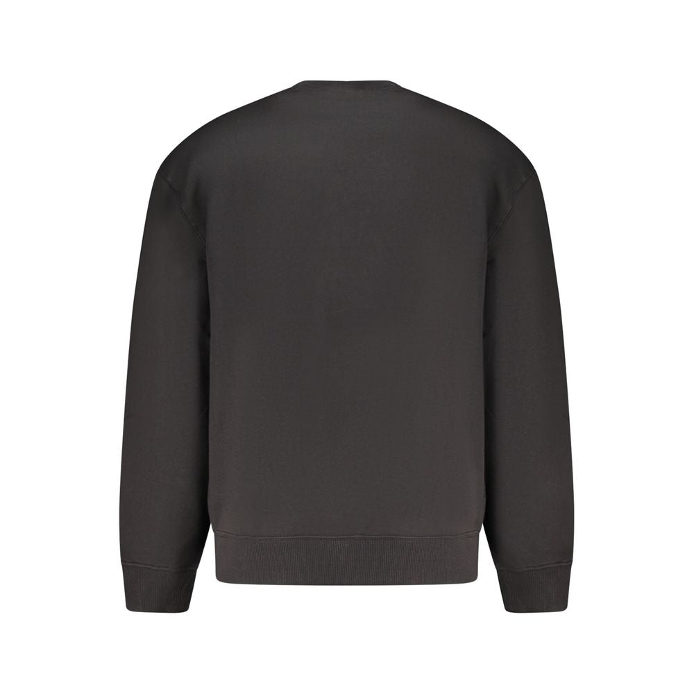 Black Cotton Sweatshirt