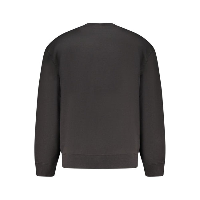 Black Cotton Sweatshirt