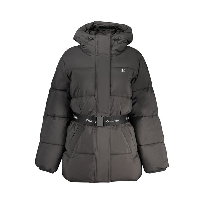 Black Nylon Women Jacket