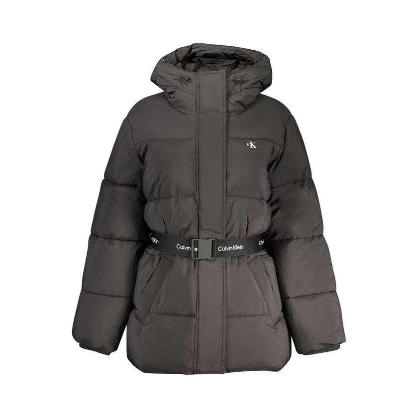 Black Nylon Women Jacket