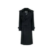 Black Polyester Coat