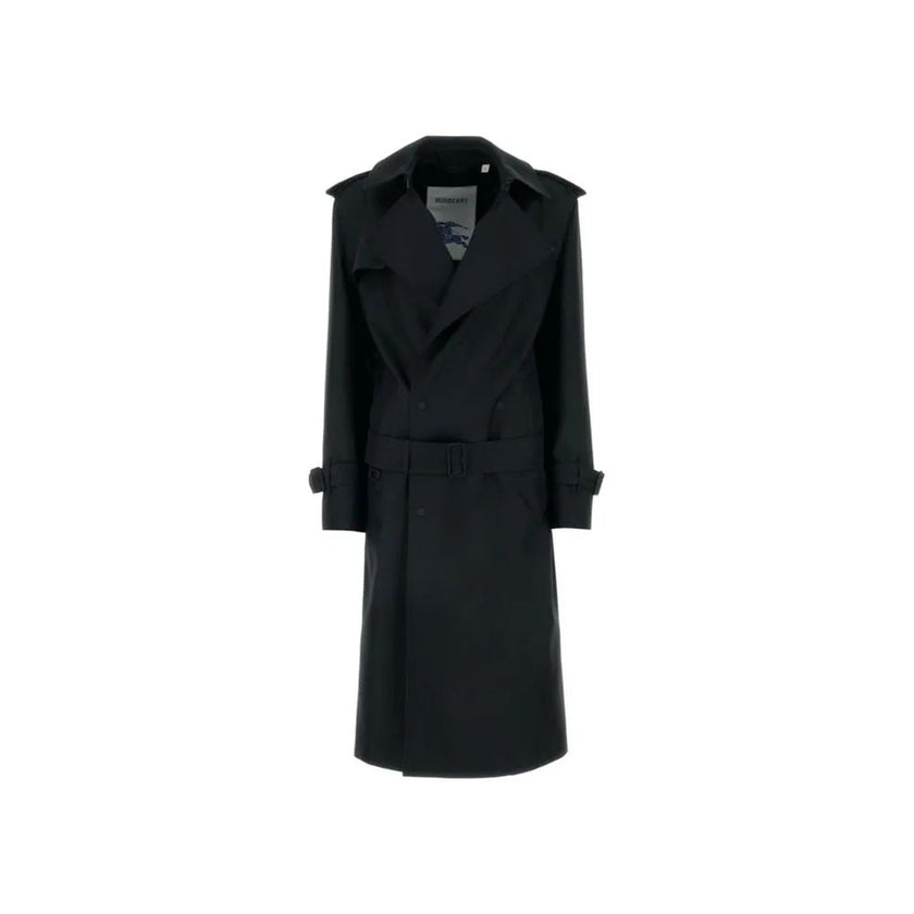 Black Polyester Coat