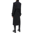 Black Polyester Coat