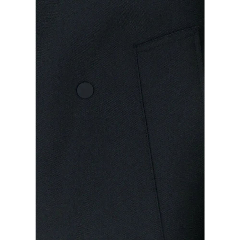 Black Polyester Coat