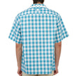 Blue Cotton Shortsleeve Shirt